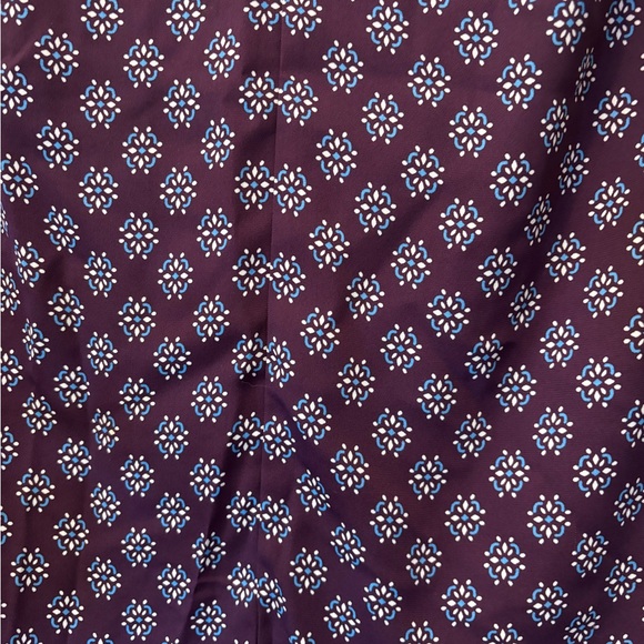 41 Hawthorn Geometric Plum Blouse - Picture 4 of 9